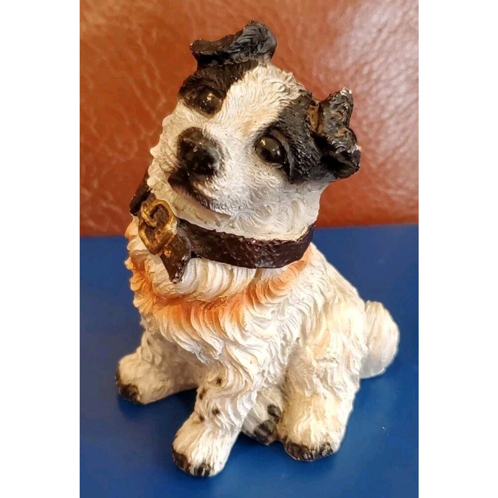 3.5 Inch Sheltie Collie Puppy Dog Figurine Home Decor Shiah Yih LIC NY Flaws
